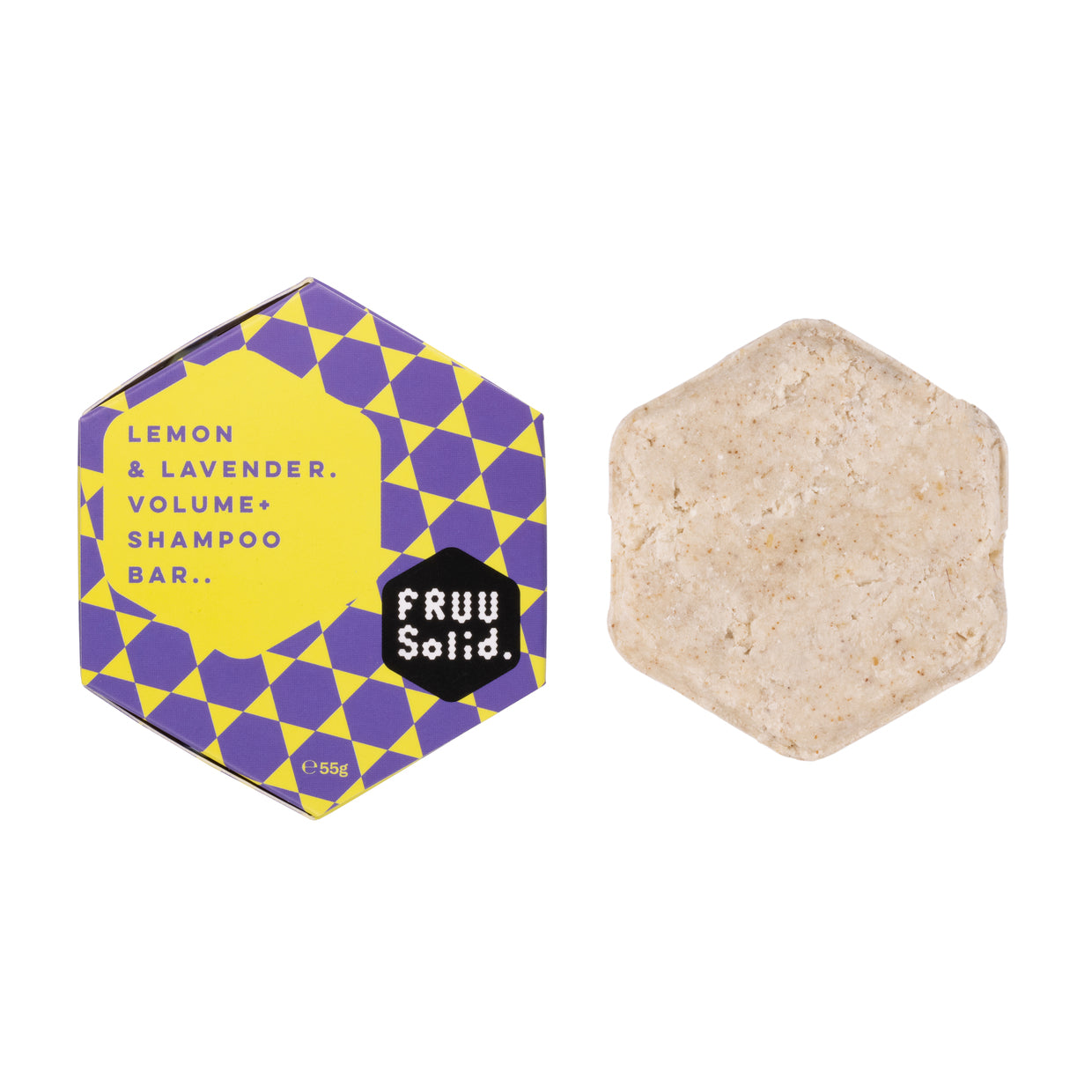 Lemon & Lavender. Volume+ Shampoo Bar..